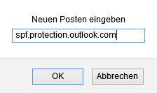 email-authentifizierung einschlussliste